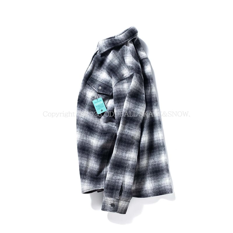 23-24 GREEN CLOTHING WOOL FLANNEL SHIRTS Black/