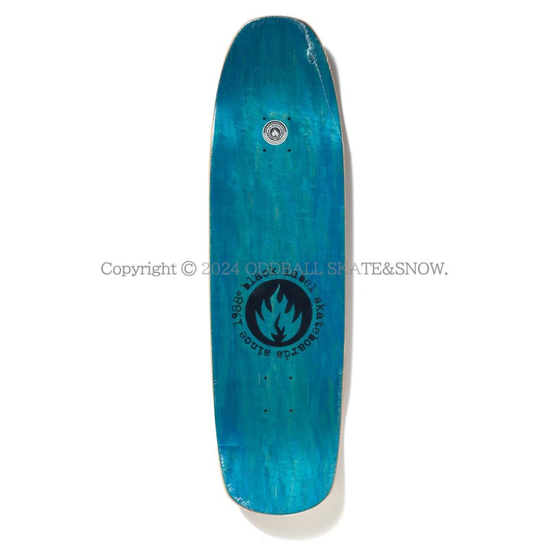 スケートボード Black label Curb shark 9.5 BLACK LABEL JASON ADAMS CURB SHARK blue COSTOM 9.5 ブラック