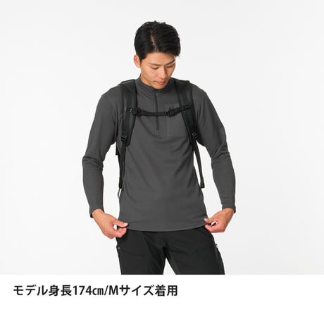 finetrack ファイントラック メンズ ドラウトサーモジップネック FMM1703