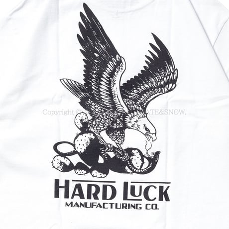 HARD LUCK Bonded S/S TEE white