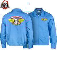 POWELL PERALTA WINGED RIPPER JACKET Postal Blue