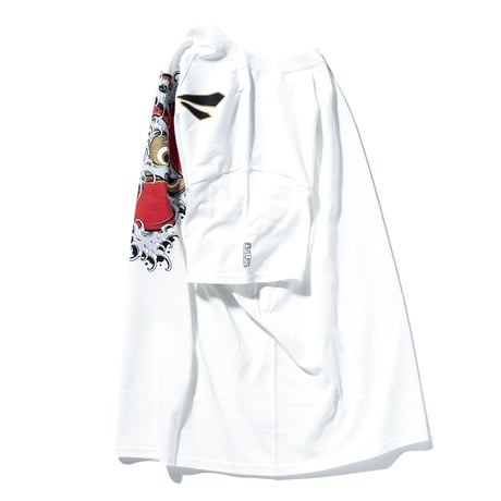 4D7S HEAIGHT NAMIDARUMA TOSHIKAZU NOZAKA S/S TEE white