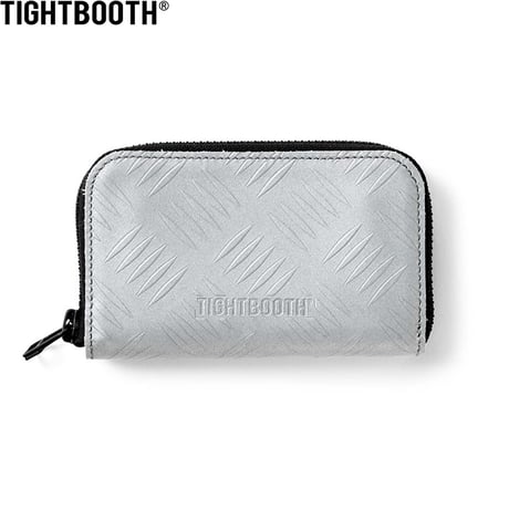 TGHTBOOTH CHECKER PLATE LEATHER ZIP WALLET