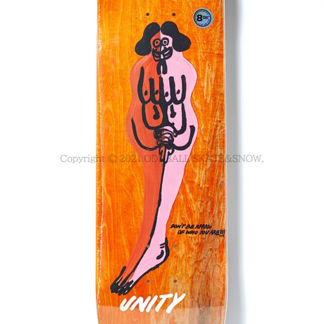 UNITY SKATEBOARDS TOGETHER 8.06 ORANGE