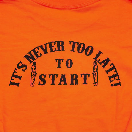 ODDBALL SKATE&SNOW TO START L/S TEE orange