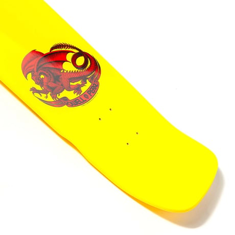 POWELL PERALTA BRUCE LEE X SKULL & NUMCHUCK DECK YELLOW 10.0