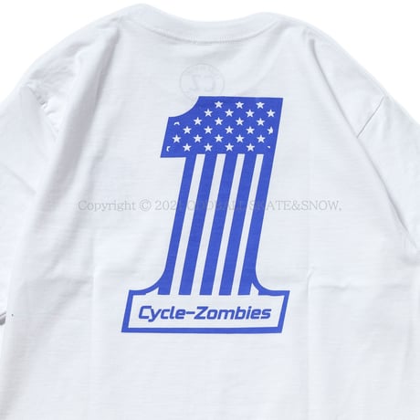 CYCLE ZOMBIES FACTORY Standard S/S TEE white