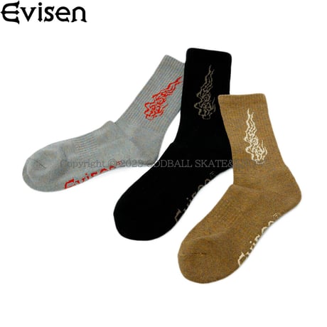 EVISEN SKATEBOARDS EYE FIRE SOX