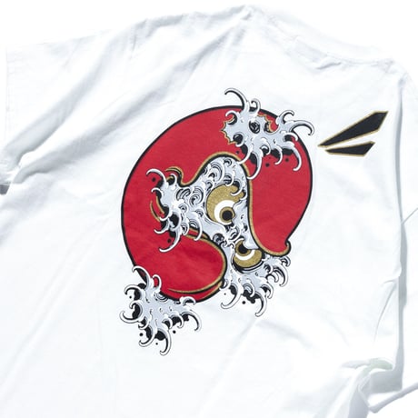 4D7S HEAIGHT NAMIDARUMA TOSHIKAZU NOZAKA S/S TEE white