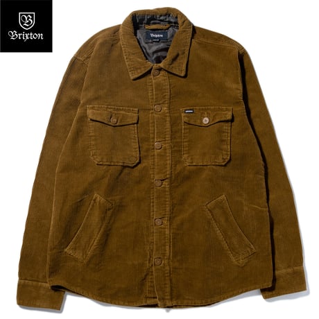 BRIXTON DURHAM L/S FLANNEL brass