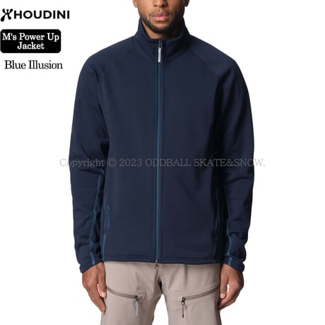 HOUDINI M's Power Up Jacket Blue Illusion