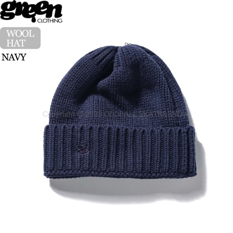 23-24 GREEN CLOTHING WOOL HAT Navy
