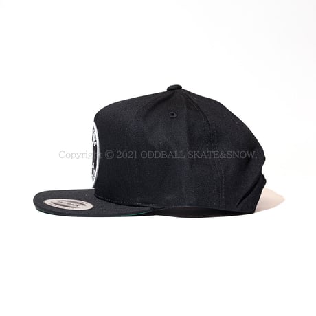 CYCLE ZOMBIES CALIFORNIA Premium Twill Snapback Hat Black