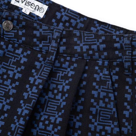 EVISEN SKATEBOARDS QR STRIPE DENIM PANTS