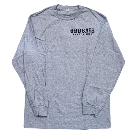 ODDBALL SKATE&SNOW TO START L/S TEE grey