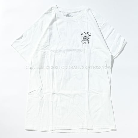 HARD LUCK OG LOGO S/S TEE white