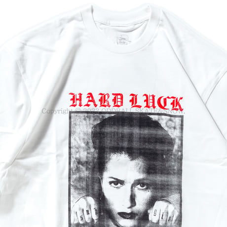 HARD LUCK Triste S/S TEE white
