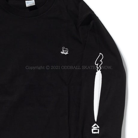 POSSESSED SHOE CO USUIMIDORI L/S TEE Black