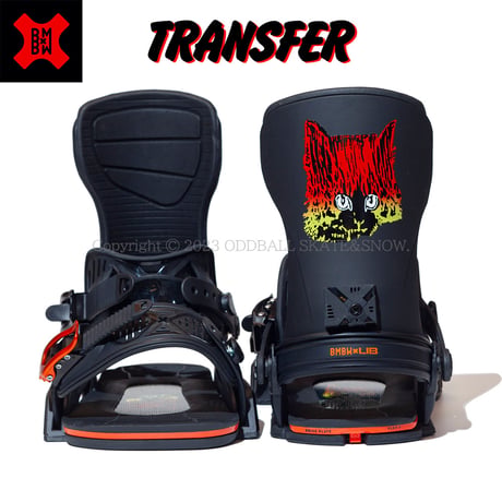 23-24 BENT METAL TRANSFER BLACK/ORANGE(BMBWxLIB) Mサイズ (26.0-29.0）