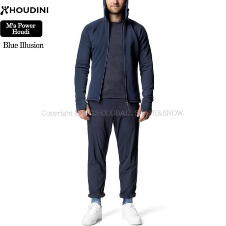 HOUDINI M's Power Houdi Blue Illusion