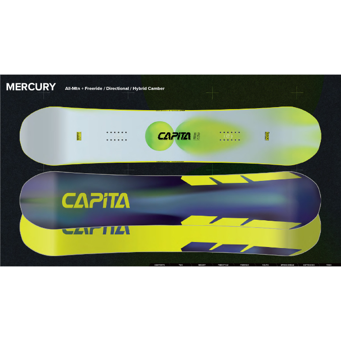 早期予約 25-26 CAPITA SNOWBOARDS MERCURY | ODDBALL