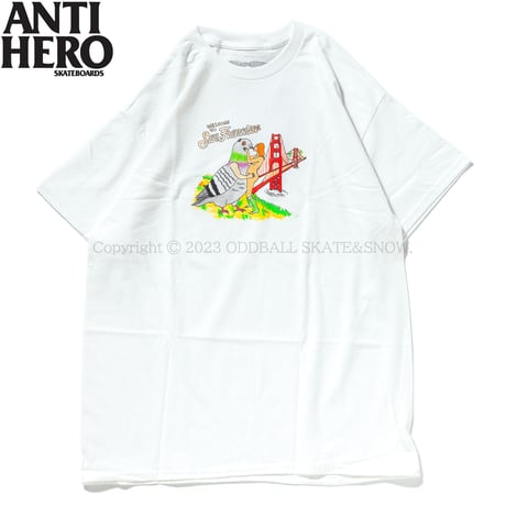 ANTI HERO Pigeon Vision Porous Walker S/S TEE white