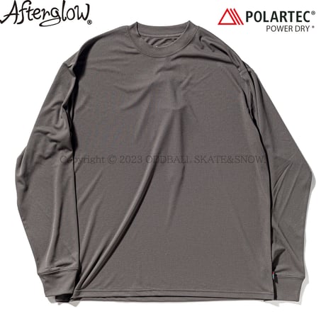 AFTERGLOW PD BASIC L/S T-SHIRTS STAY GRAY