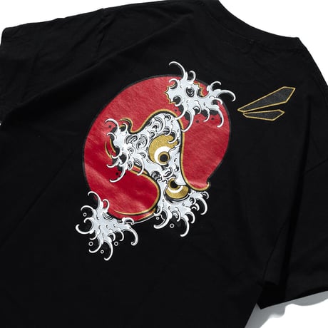 4D7S HEAIGHT NAMIDARUMA TOSHIKAZU NOZAKA S/S TEE black