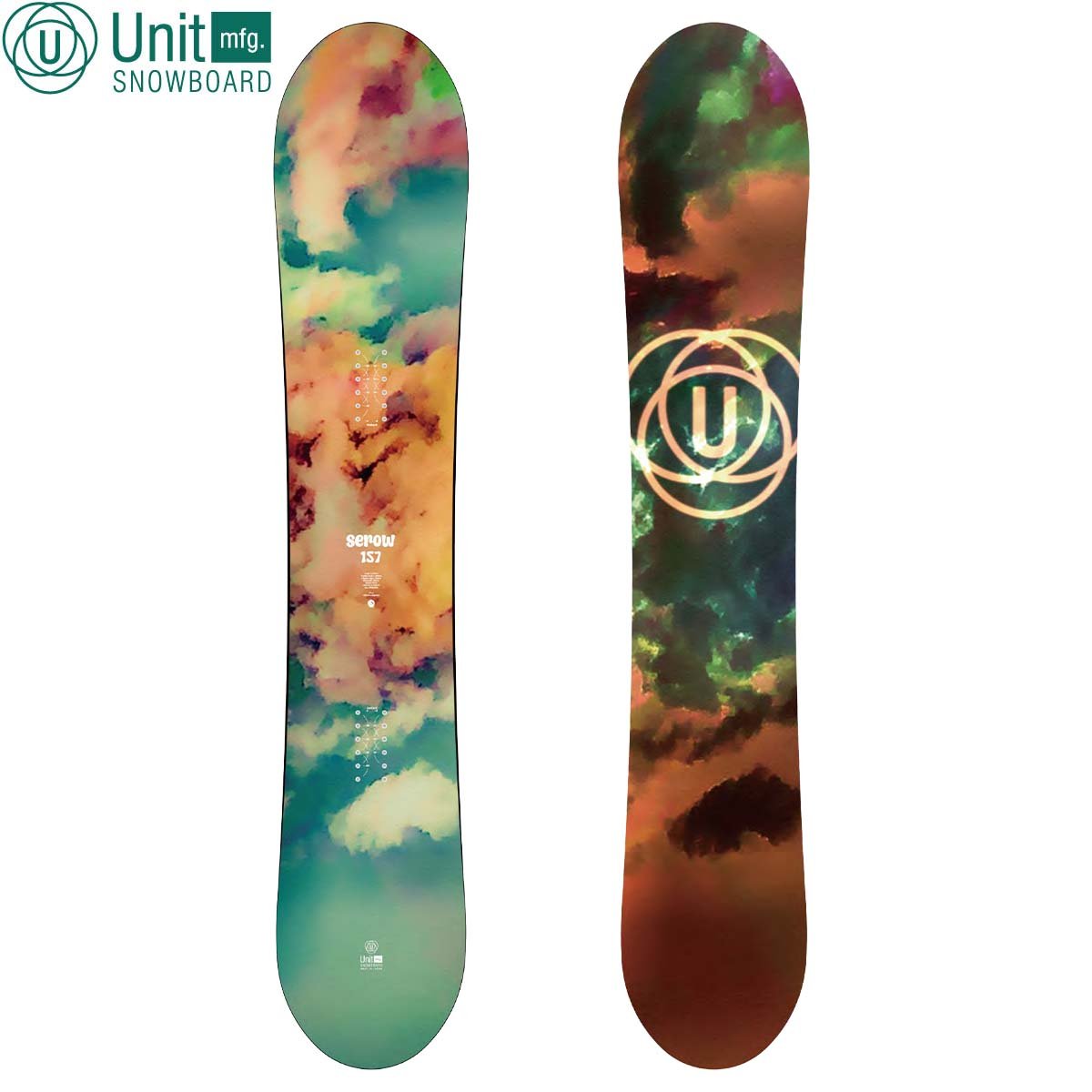 UNIT mfg SEROW 157 ユニットスノーボード