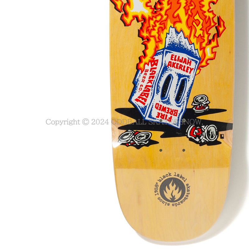 Black Label Skateboards Elijah Akerley FIRE BRE