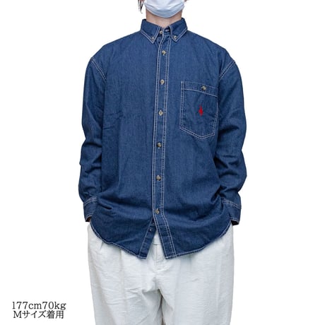 ODDBALL ORIGINAL BD DENIM L/S SHIRT indigo