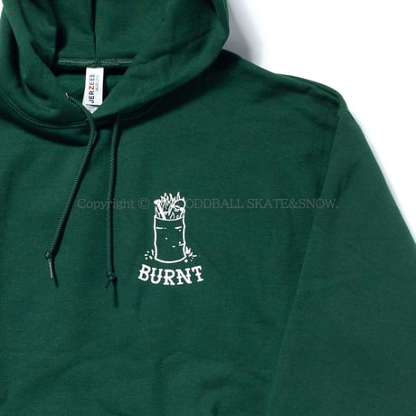 OUR LIFE BURNT HOODIE forest