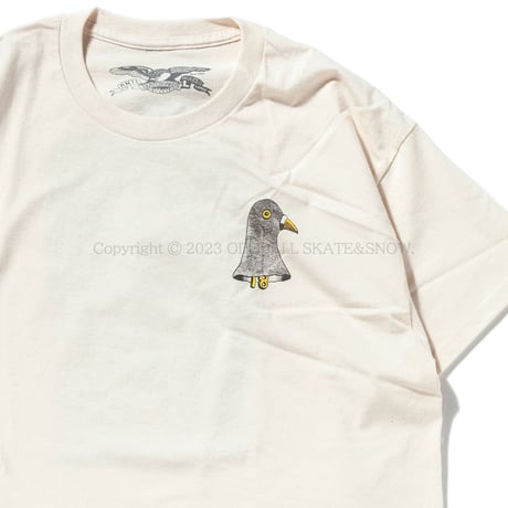 ANTI HERO Pigeon Vision John Herndon S/S TEE natural