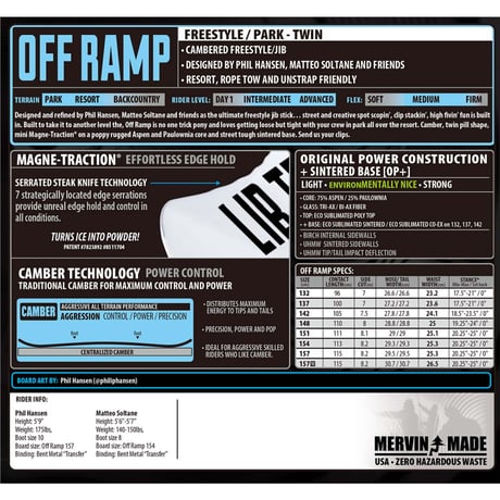 早期予約 25-26 正規品 LIBTECH OFF RAMP