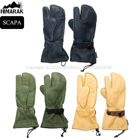 HIMARAK スノーボード用ミトン 緑 HIMARAK スノーボード用ミトン 緑