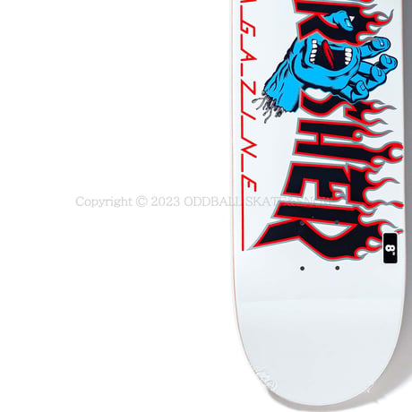 SANTACRUZ THRASHER SCREAMING FLAME LOGO 8.0