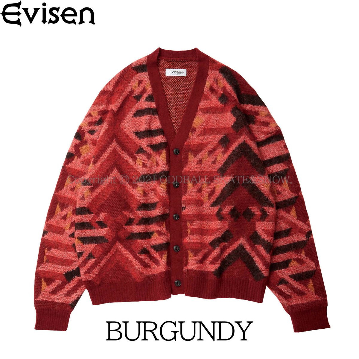 Evisen Skateboards ベロアカーディガン 黒L Evisen Skateboards ベロアカーディガン 黒L