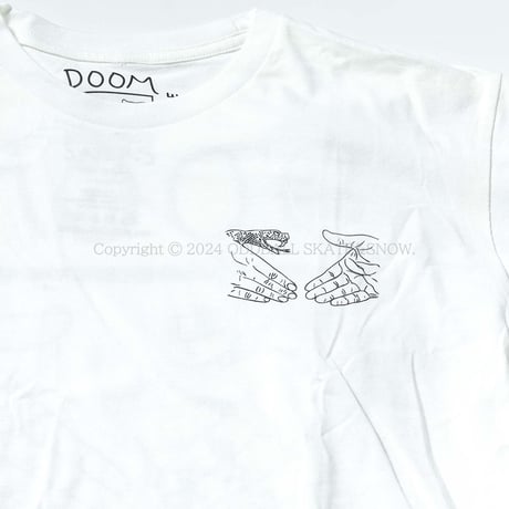 DOOM SAYERS Snake Shake S/S Tee WHITE
