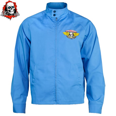 POWELL PERALTA WINGED RIPPER JACKET Postal Blue