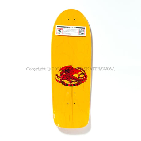 POWELL PERALTA Ray Rodriguez Skull & Sword YELLOW 10.0