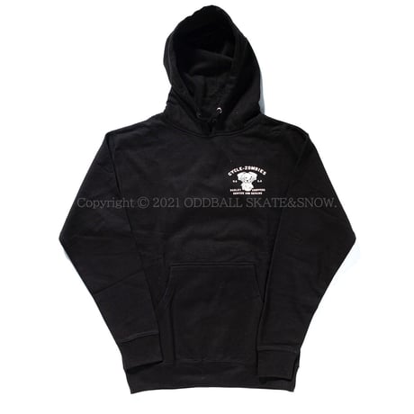 CYCLE ZOMBIES REPAIR MAN PULLOVER HOODIE black