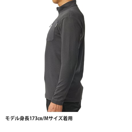 finetrack ファイントラック メンズ ドラウトサーモジップネック FMM1703