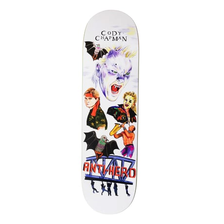 ANTI HERO SKATEBOARDS CODY CHAPMAN STILL BELIEVE DEBUT ONE-OFF ART BY MIKE G