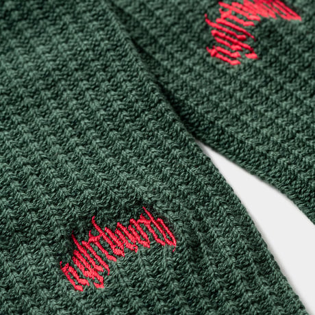 TIGHTBOOTH COLLEGE WAFFLE SOCKS TIGHTBOOTH x WHIMSY SOCKS