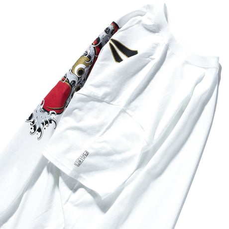 4D7S HEAIGHT NAMIDARUMA TOSHIKAZU NOZAKA S/S TEE white