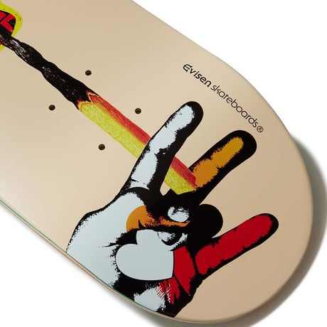 EVISEN SKATEBOARDS WYE FIRE MELLOW CONCAVE 8.0