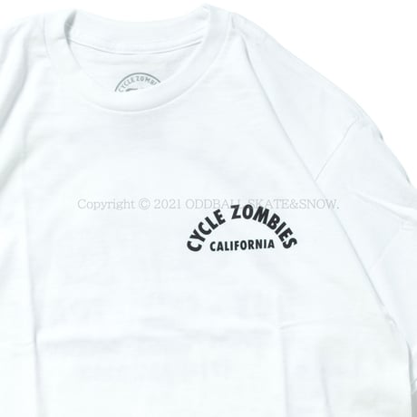 CYCLE ZOMBIES EVERYDAY Standard S/S T-Shirt White