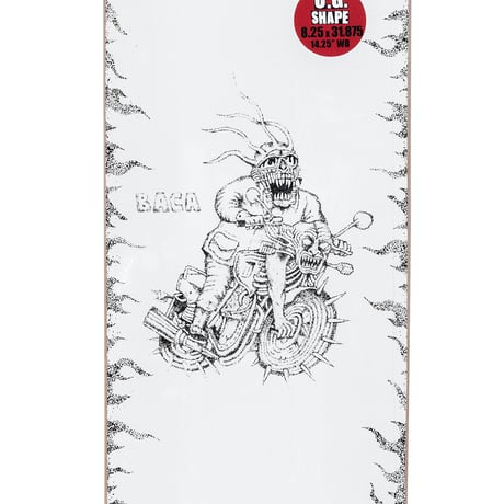 スケボー 8.25インチ ベイカー コンプリート 完成品 BAKER SKATEBOARDS BACA STIPPLE DECK 8.25