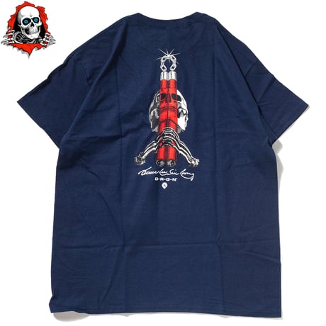 POWELL PERALTA BRUCE LEE X SKULL & NUMCHUCK Navy