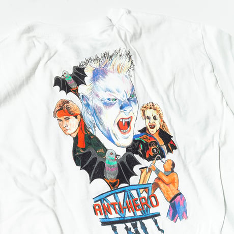 ANTI HERO CODY CHAPMAN STILL BELIEVE' DEBUT ONE-OFF ART BY MIKE G S/S TEE white